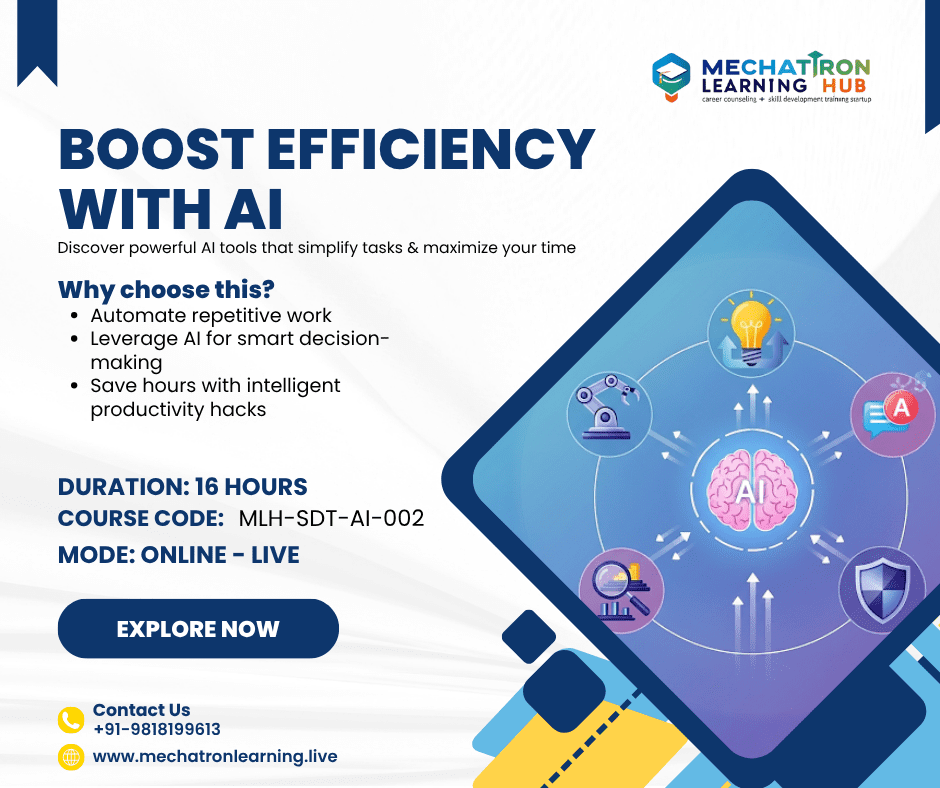 Learn 5 AI Tools to Increase Your Productivity