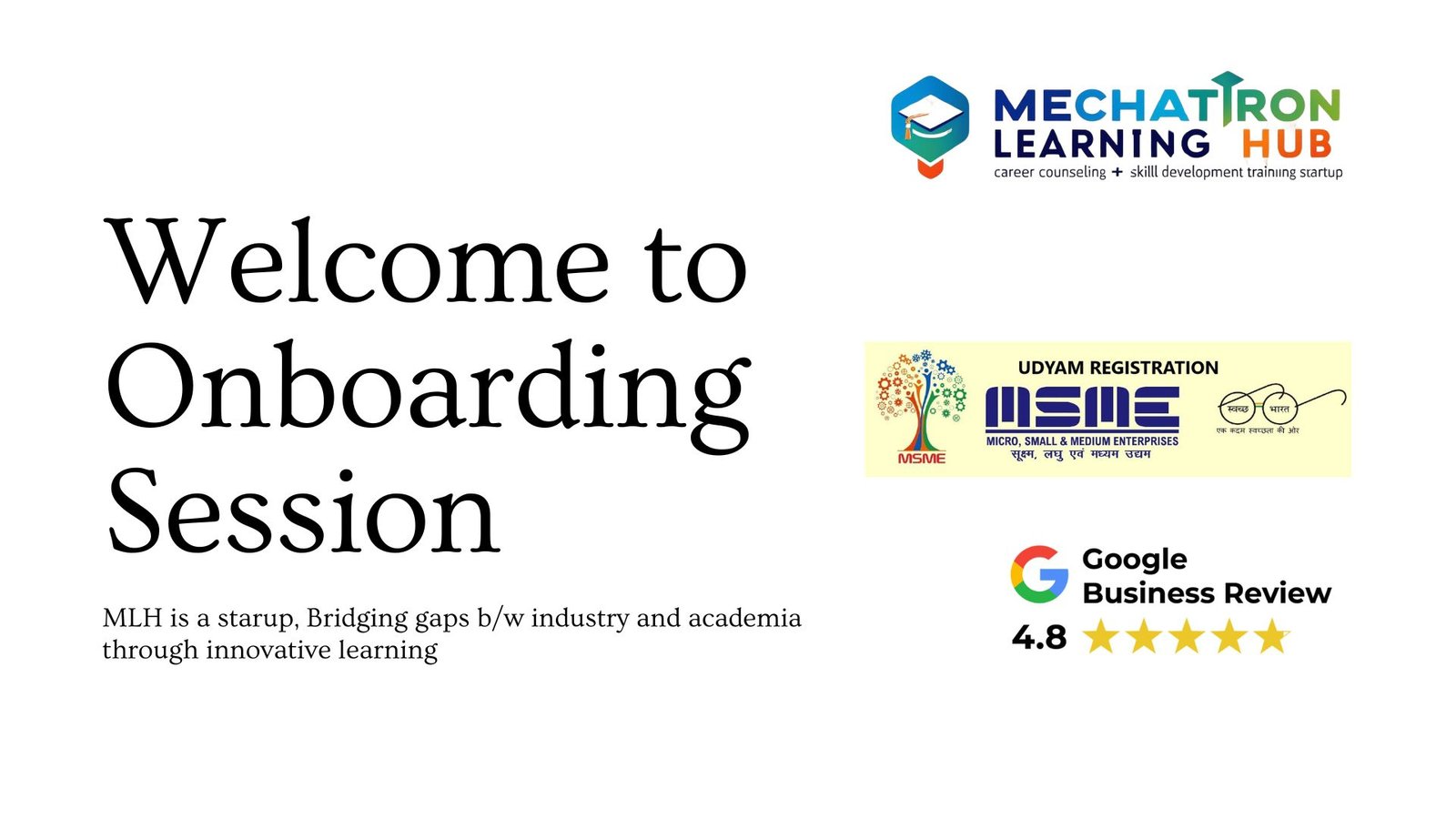 Mechatron Learning Hub – Intern Onboarding Program