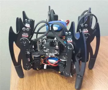 Arduino-powered hexapod robot designed for multi-leg movement and robotics learning